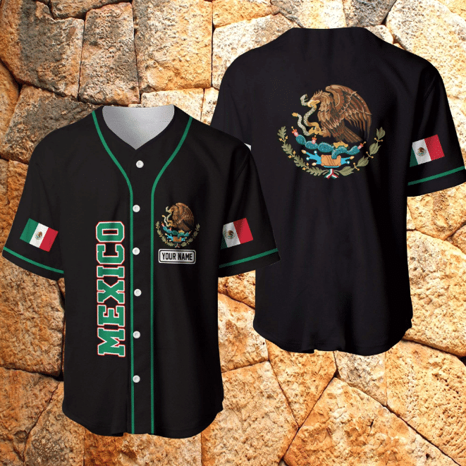 Mexico Custom Name Baseball Jersey