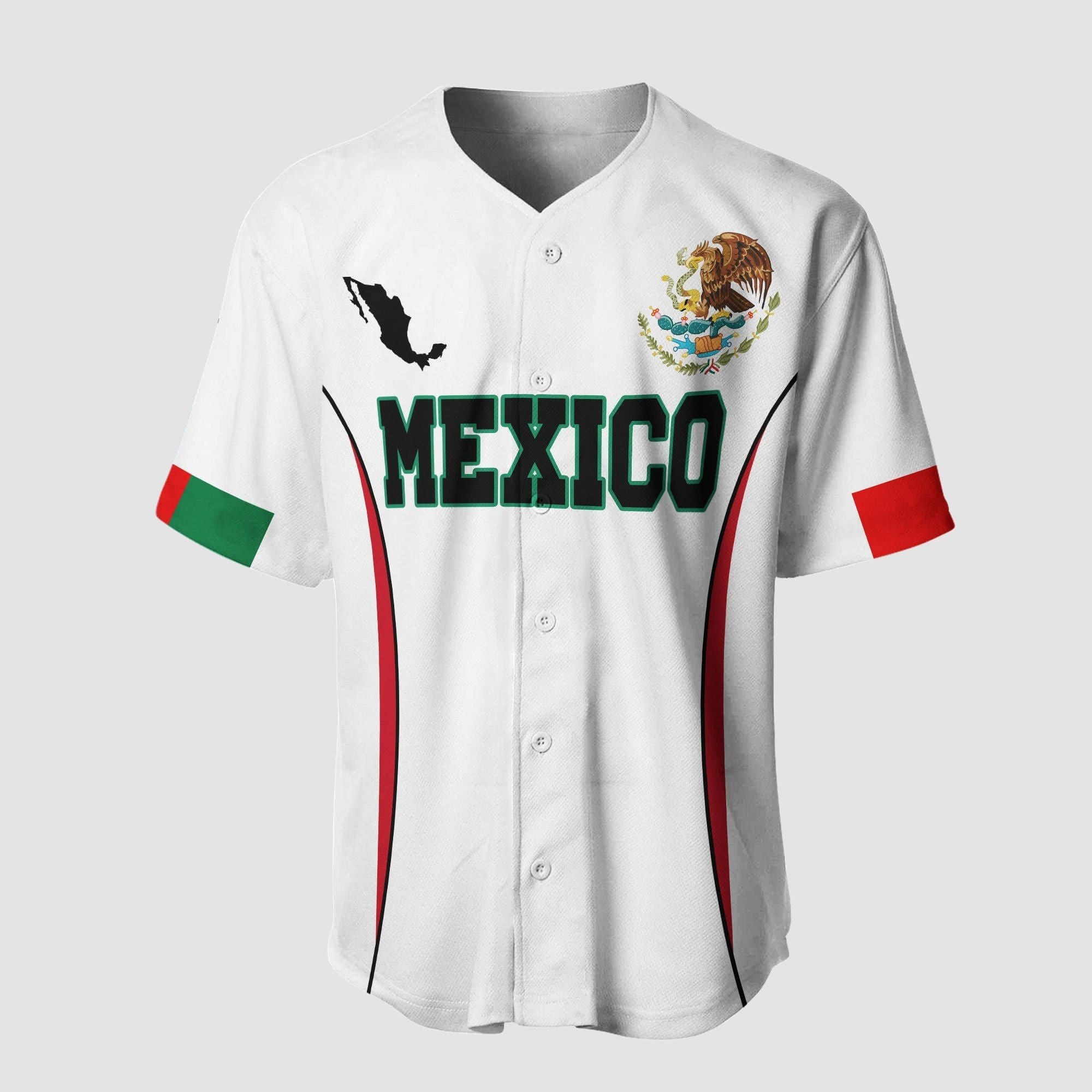 Mexico Skull My Home My Blood Baseball Jersey, Unisex Jersey Shirt for Men Women