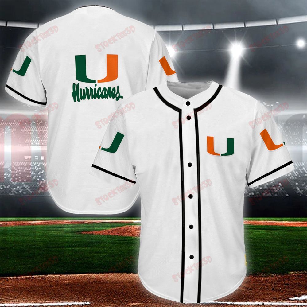Miami Hurricanes Baseball Jersey Shirt 62 Unisex Jersey Shirt for Men Women