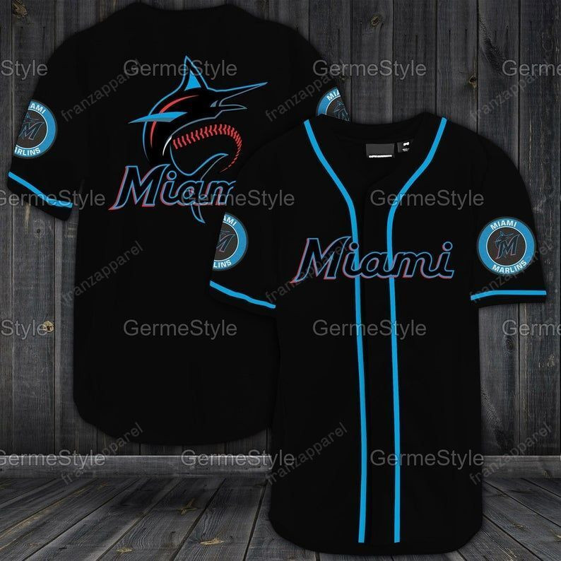Miami Marlins Personalized 3d Baseball Jersey, Unisex Jersey Shirt for Men Women