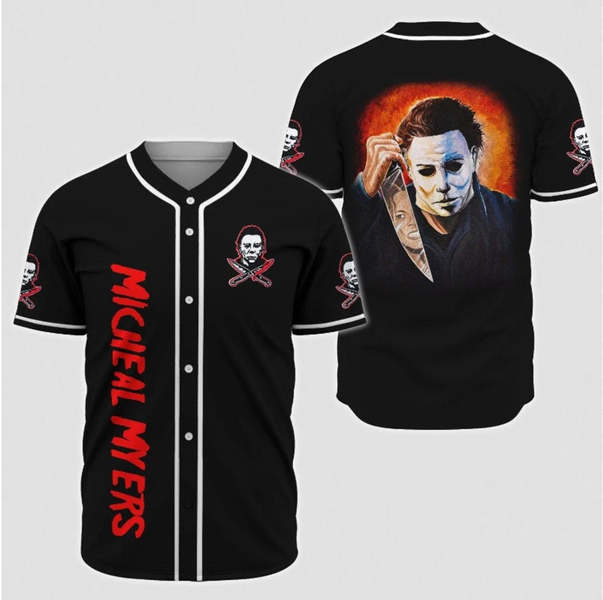 Michael Myers No Lives Matter Halloween Baseball Jersey