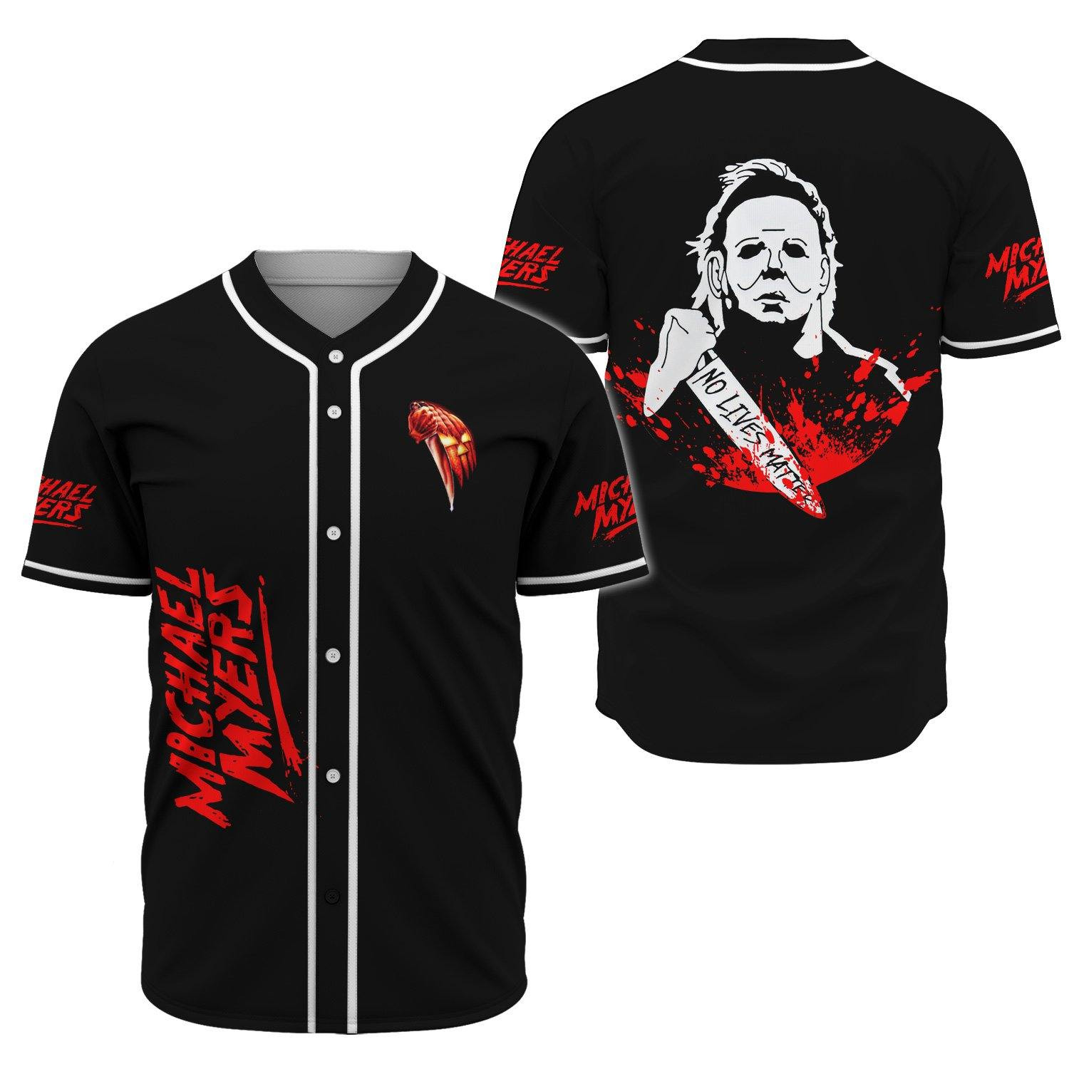 Michael Myers No Lives Matter Jersey Shirt