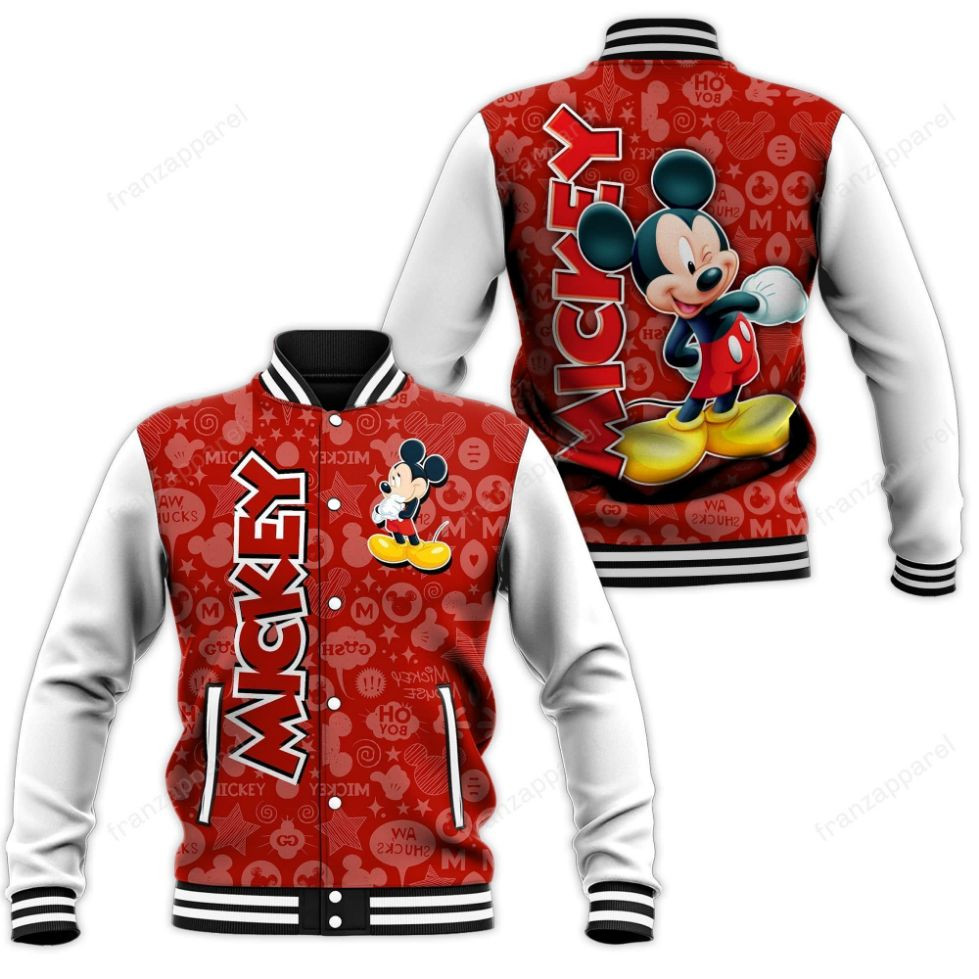 Mickey Baseball Jacket 15 Personalized 3d Baseball Jersey