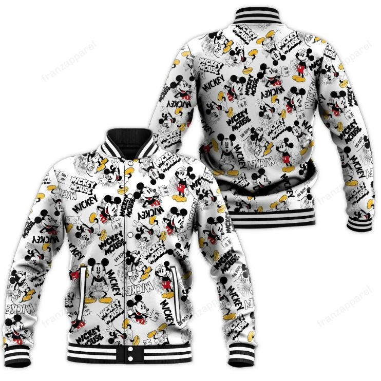 Mickey Baseball Jacket 26 Personalized 3d Baseball Jersey for Men Women