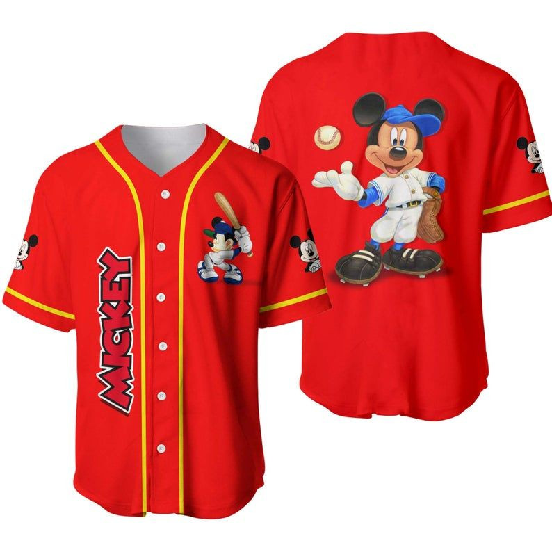 Mickey Mouse Disney Baseball Jerseyer Jersey