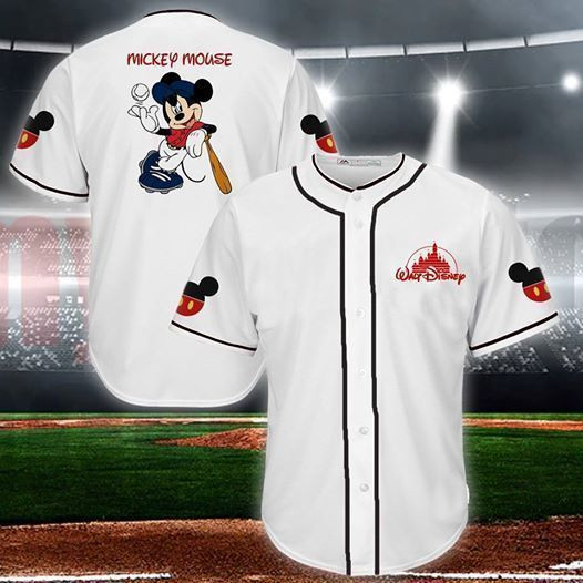 Mickey Mouse Player Gift For Lover Baseball Jersey