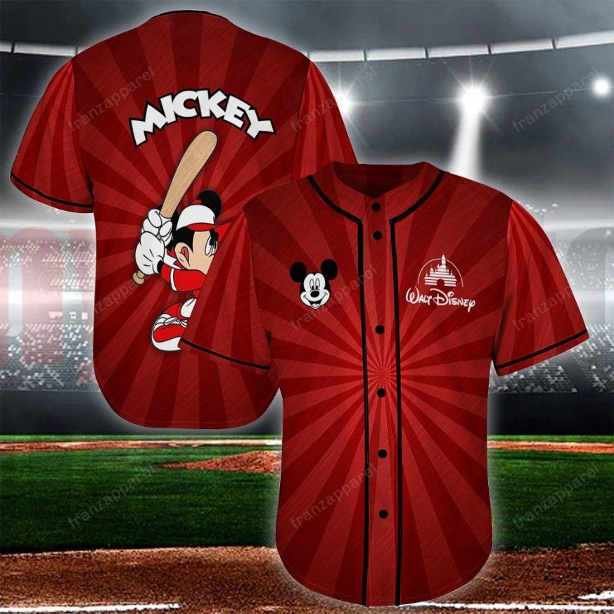 Mickey Personalized 3d Baseball Jersey Limited 21