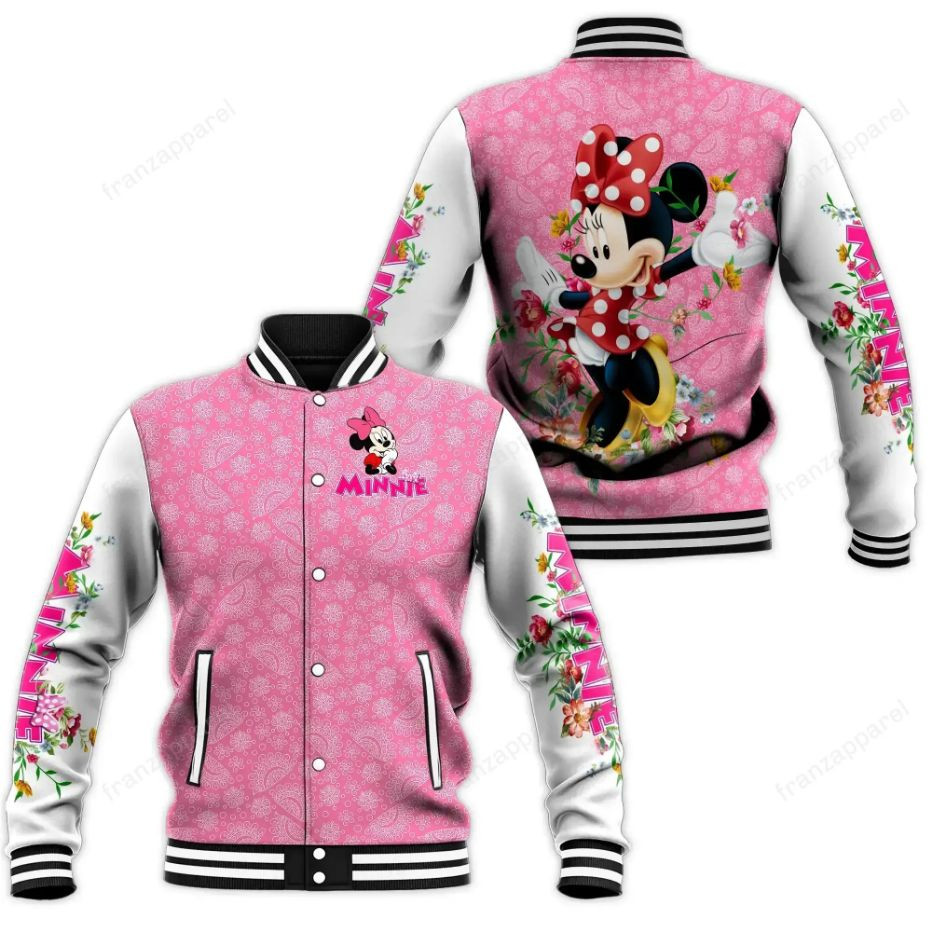 Minnie Baseball Jacket 13 Personalized 3d Baseball Jersey for Men Women