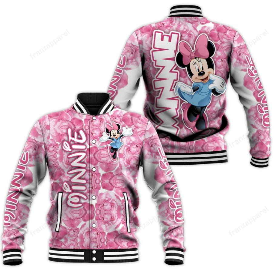 Minnie Baseball Jacket 14 Personalized 3d Baseball Jersey