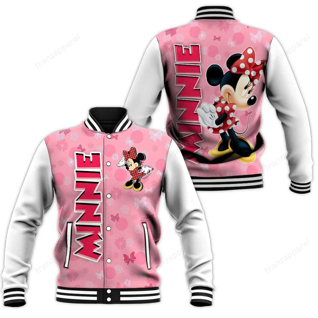 Minnie Baseball Jacket 23 Personalized 3d Baseball Jersey for Men Women