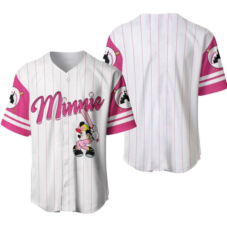 Minnie Mice Disney Baseball Jerseyer Jersey