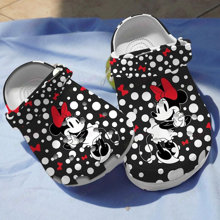Minnie Mouse Crocs Classic Clogs Shoes PANCR0039