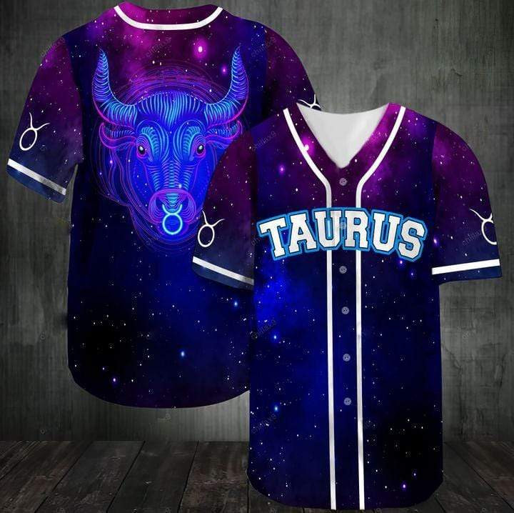 Miraculous Galaxy Zodiac Gift For Taurus Sign 3d Personalized 3d Baseball Jersey h, Unisex Jersey Shirt for Men Women