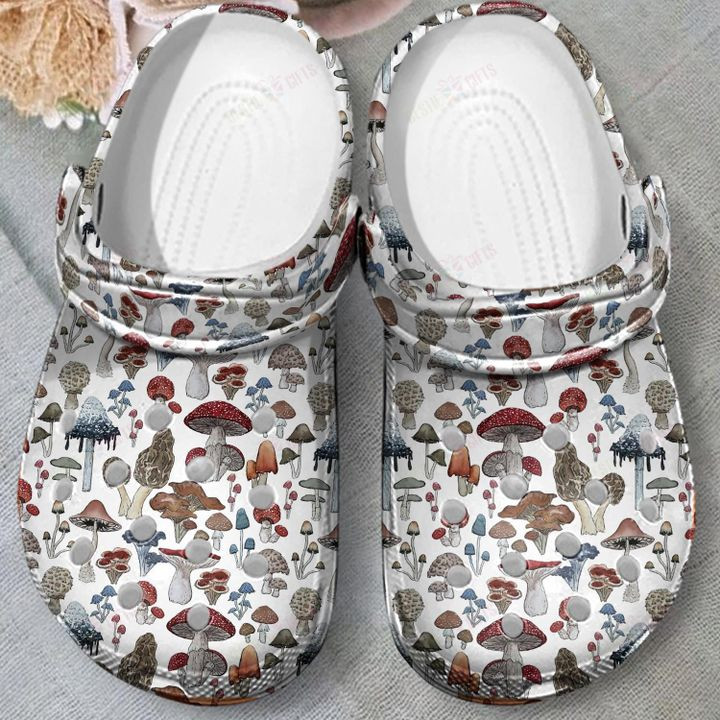 Mushrooms Crocs Classic Clogs Shoes PANCR0378