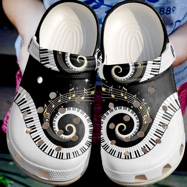 Music Lovers Gift For Fan Rubber Crocs Clog Shoes Comfy Footwear
