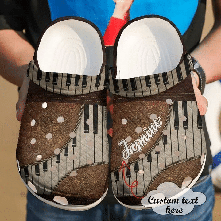 Music Personalized The Piano Crocs Classic Clogs Shoes