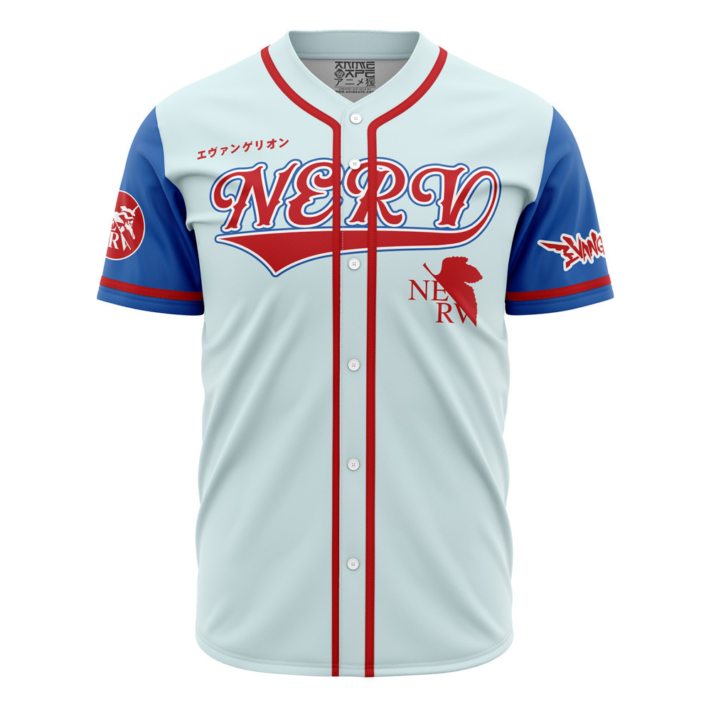 NERV Shinji Evangelion Baseball Jersey