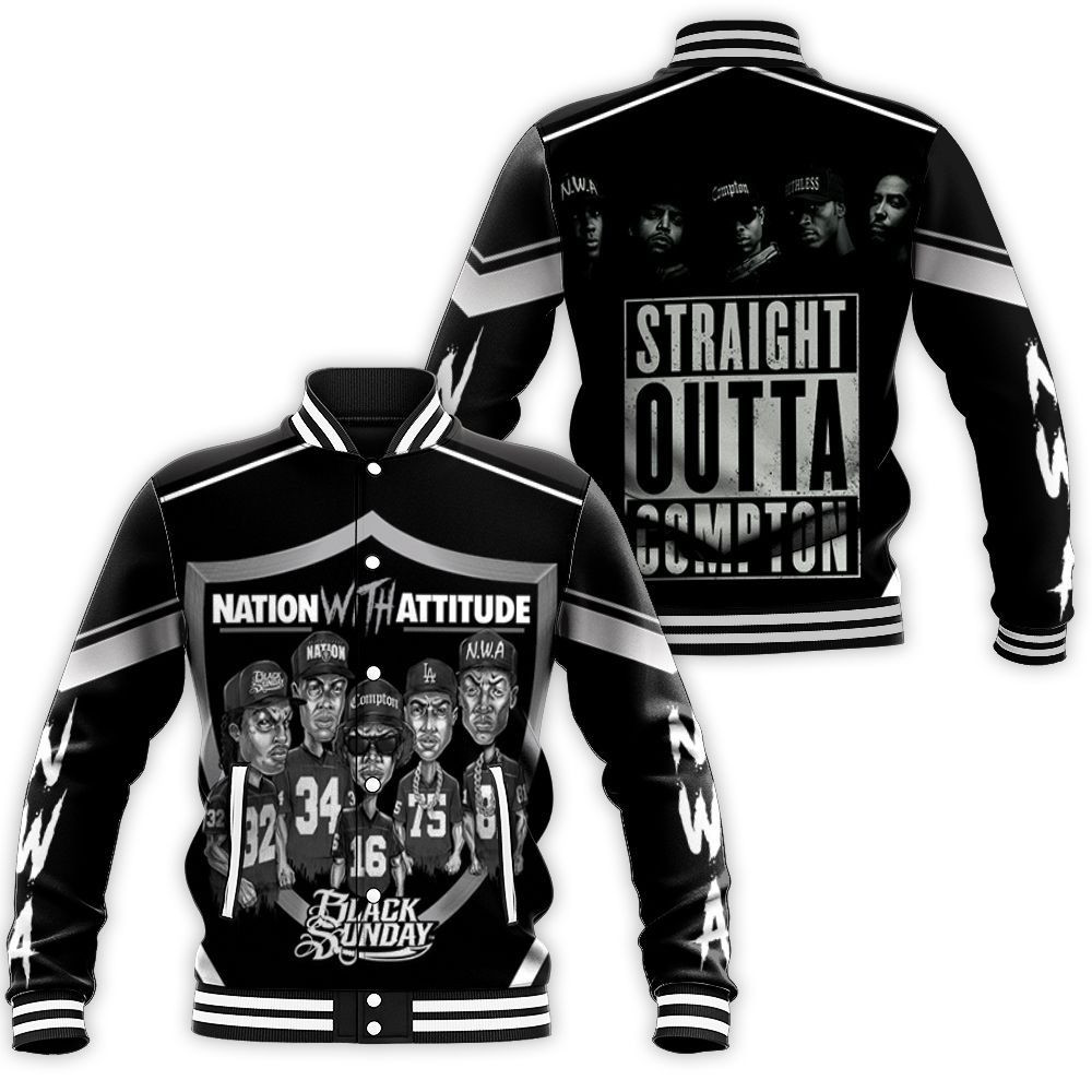 NWA Oakland Raiders Collapse Baseball Jacket for Men Women