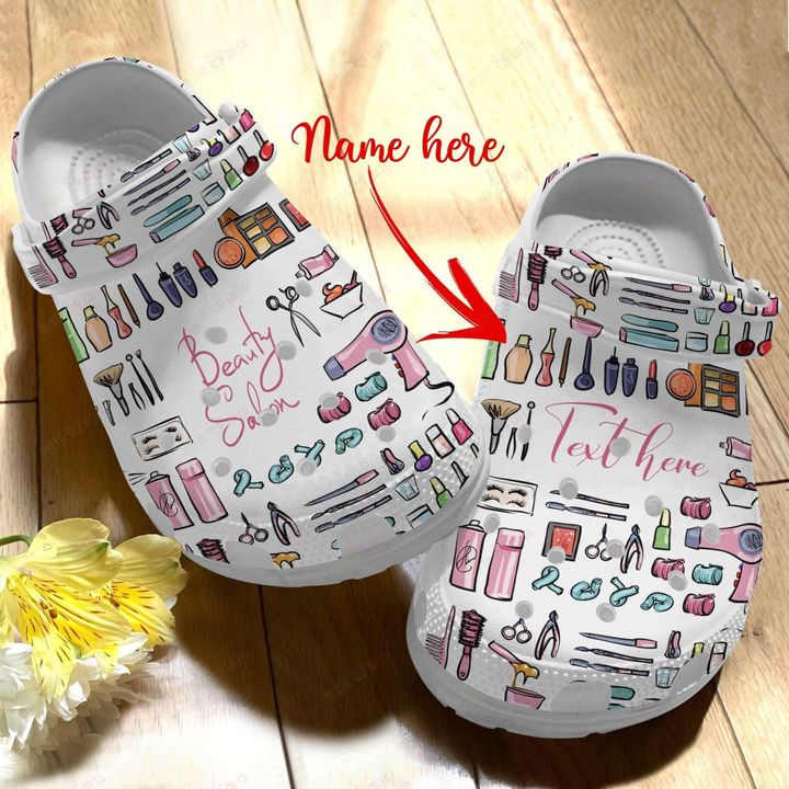 Nail Tech Personalized Beauty Salon Crocs Classic Clogs Shoes