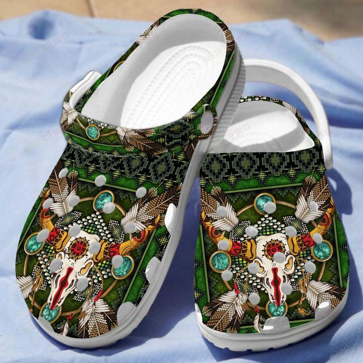 Native American Crocs Classic Clogs Shoes