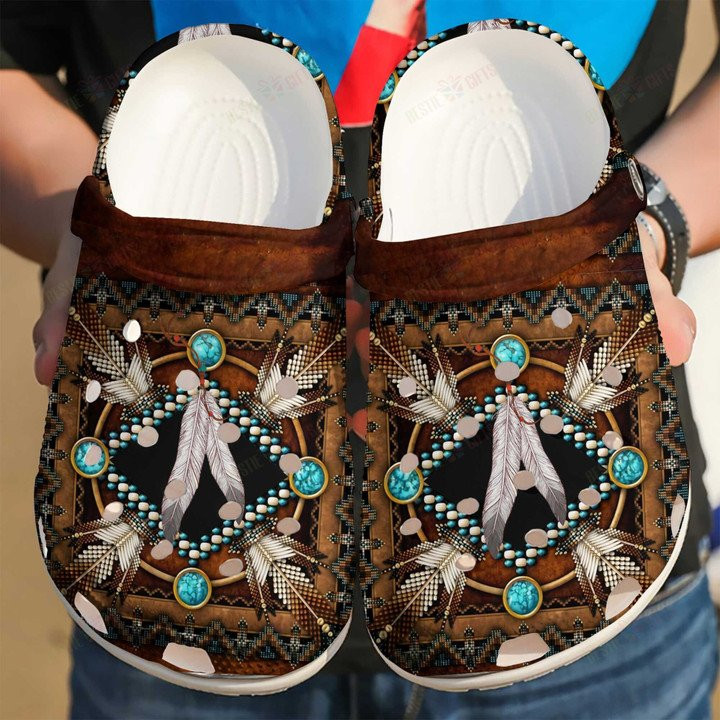 Native American Pride Crocs Classic Clogs Shoes