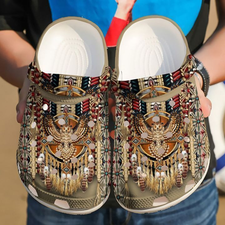 Native American Proud Crocs Classic Clogs Shoes