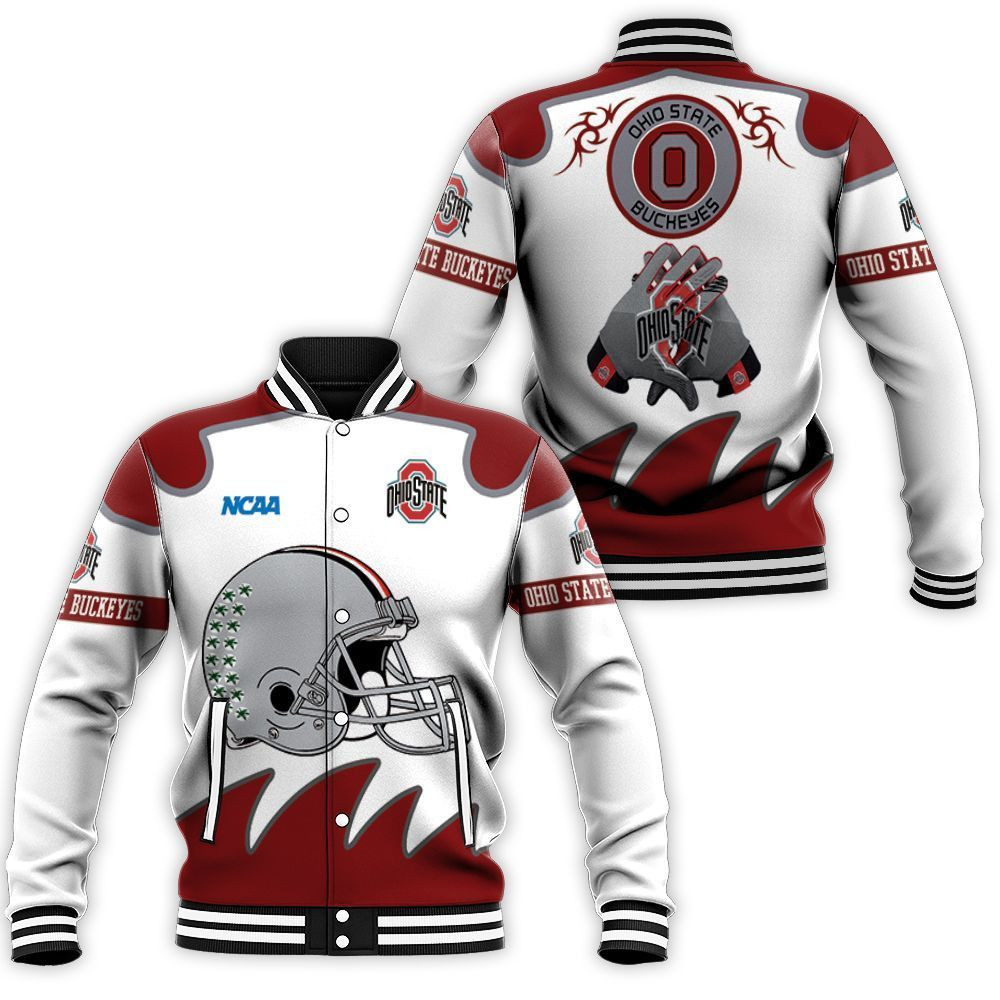 Ncaa Ohio State Buckeyes For Buckeyes Fan Baseball Jacket for Men Women