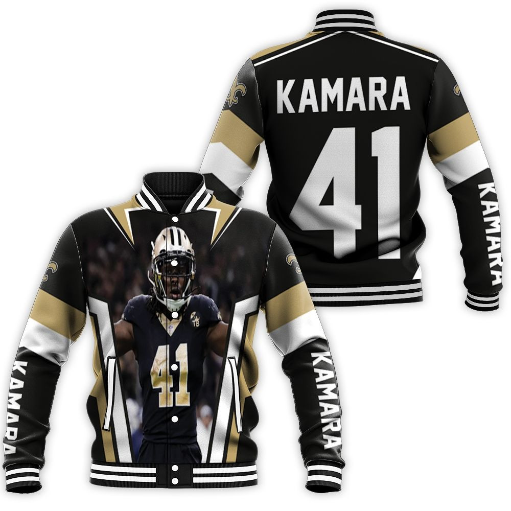 New Orleans Saints Alvin Kamara 41 Legendary Baseball Jacket for Men Women