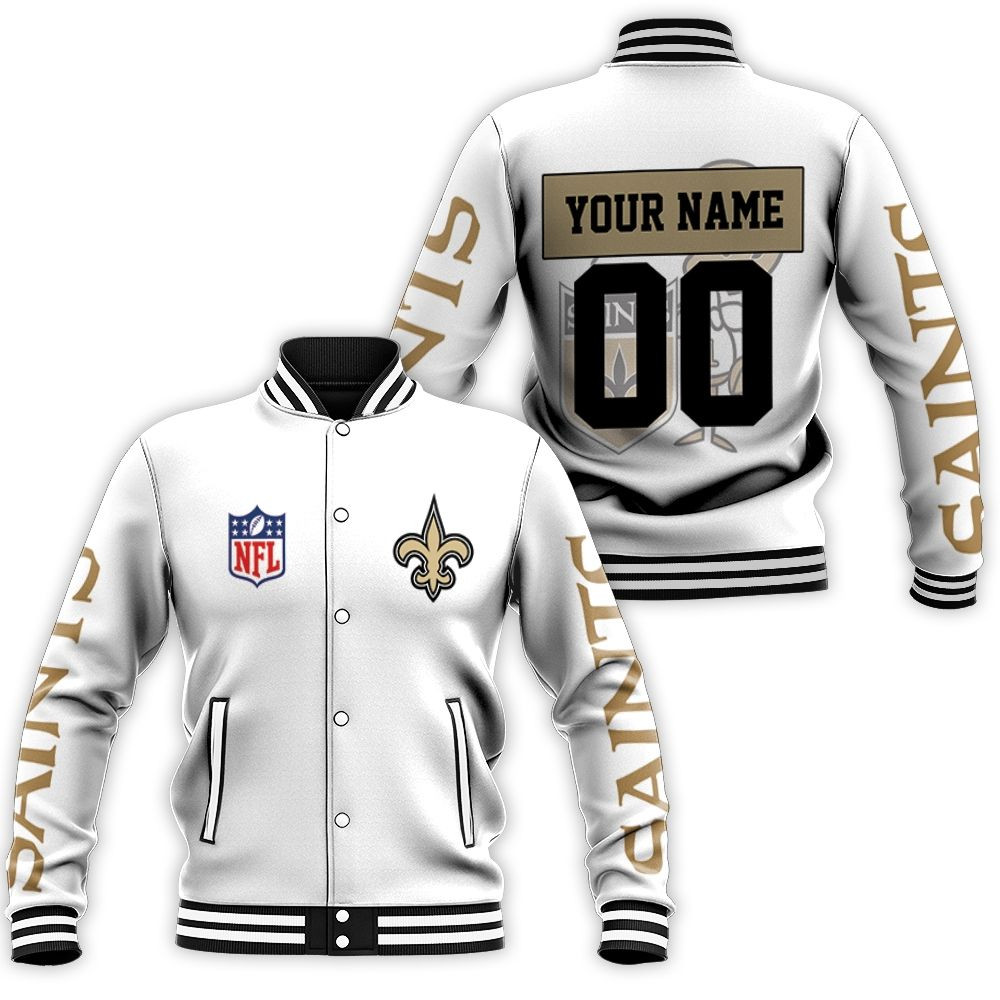 New Orleans Saints Nfl Bomber Jacket 3d Personalized 1 Baseball Jacket for Men Women