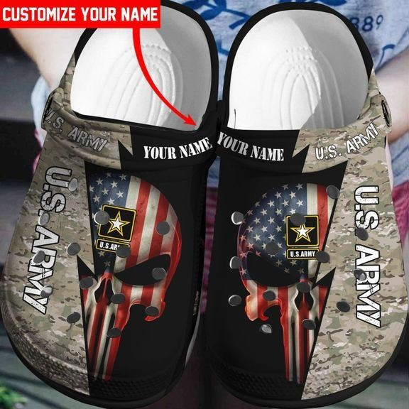 New Style Us Army Crocs - Veterans Clogs Shoes For Men And Women