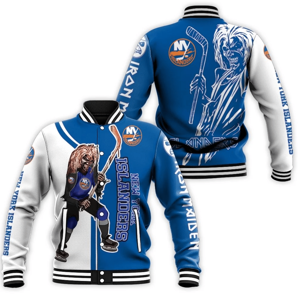 New York Islanders And Zombie For Fans Baseball Jacket for Men Women