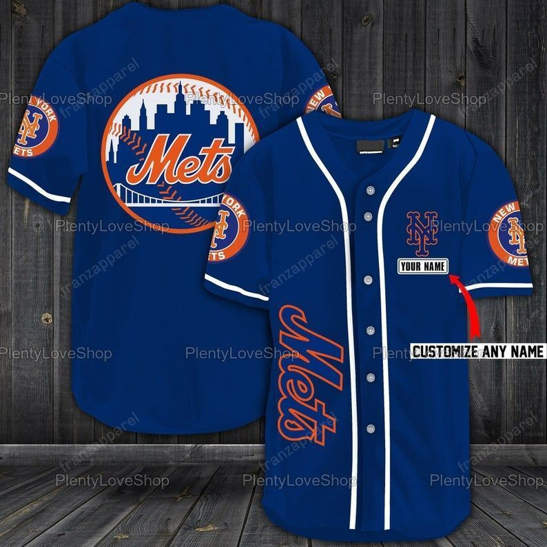 New York Mets Personalized Baseball Jersey 316