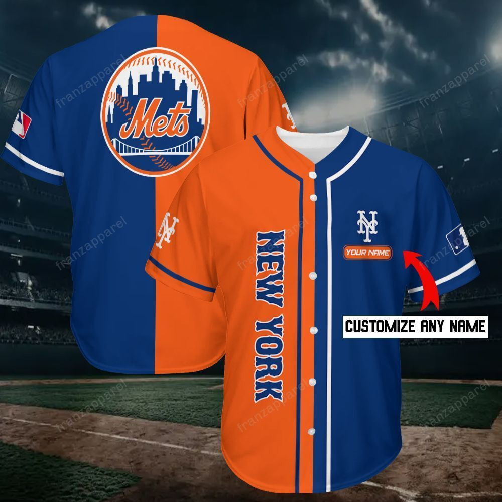 New York Mets Personalized Baseball Jersey Shirt 219