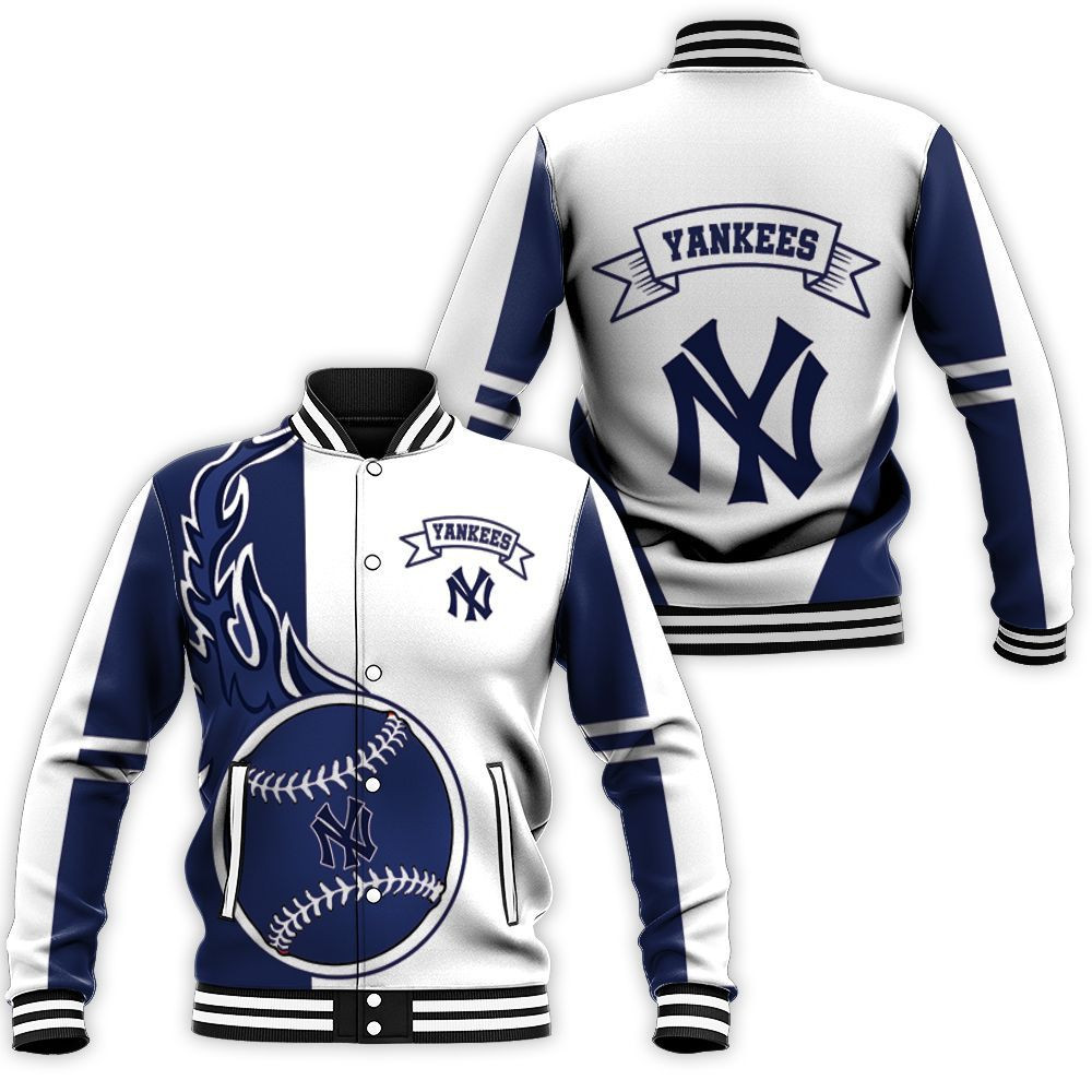 New York Yankees 3d Baseball Jacket for Men Women