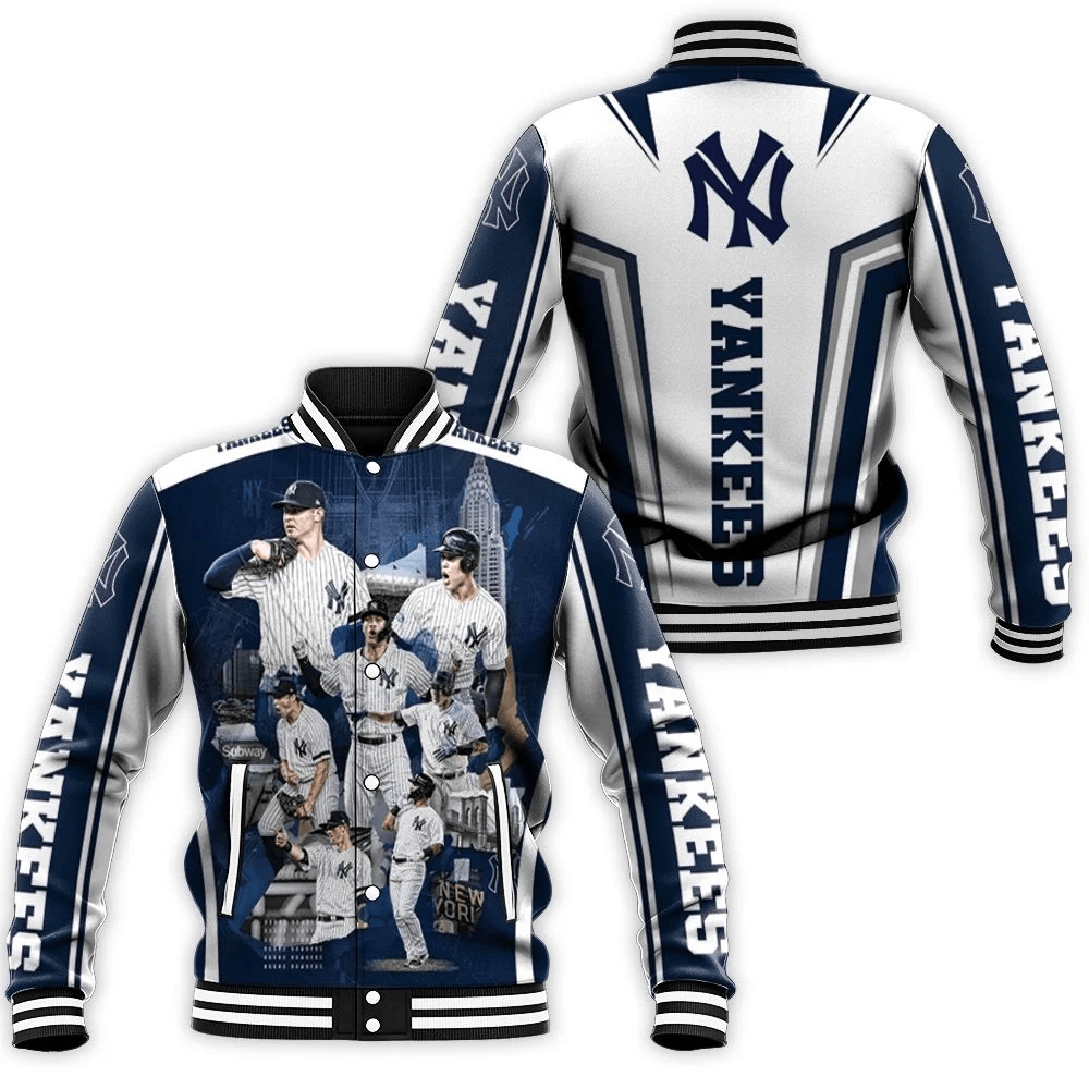 New York Yankees Great Players Lineup Baseball Jacket for Men Women