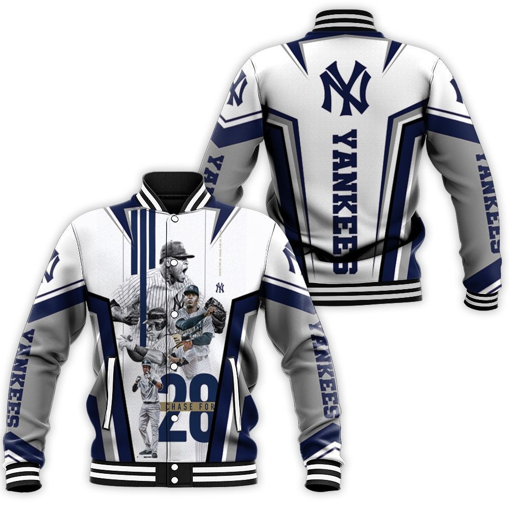 New York Yankees Great Team Chase For 28 Baseball Jacket for Men Women