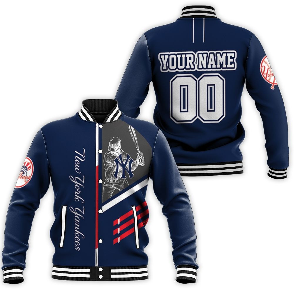 New York Yankees Mlb Bronx Bombers 3d Personalized Baseball Jacket for Men Women