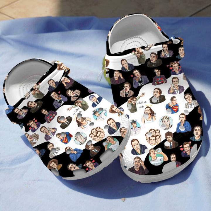 Nicolas Cage Crocs Classic Clogs Shoes