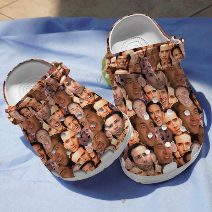 Nicolas Cage For Women Crocs Classic Clogs Shoes