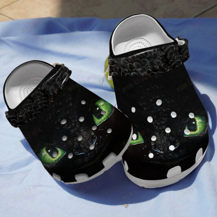 Night Fury Dragon Crocs Classic Clogs Shoes