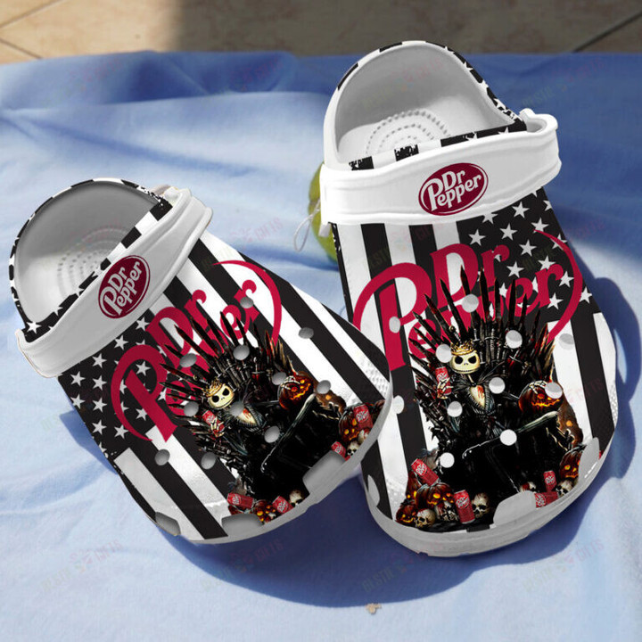 Nightmare Before Dr Pepper Crocs Classic Clogs Shoes