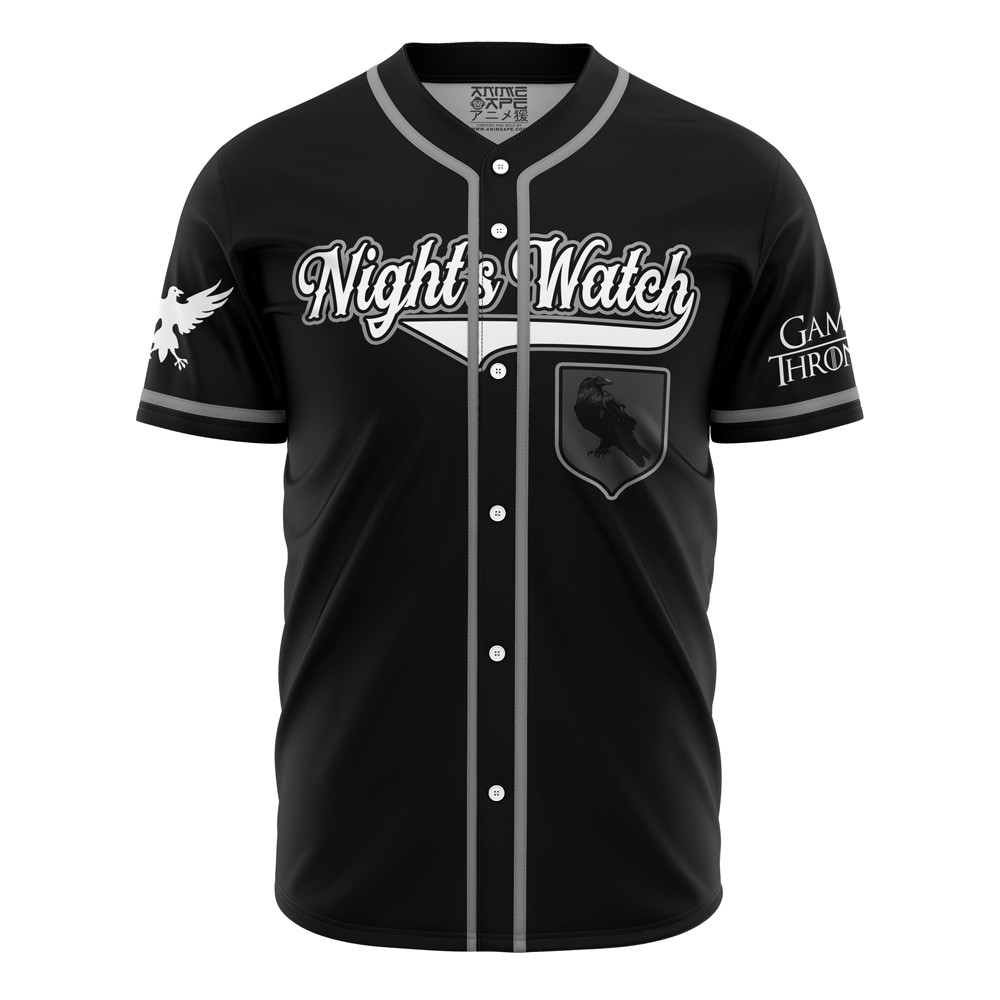 Nights Watch Snow Game of Thrones Baseball Jersey, Unisex Jersey Shirt for Men Women
