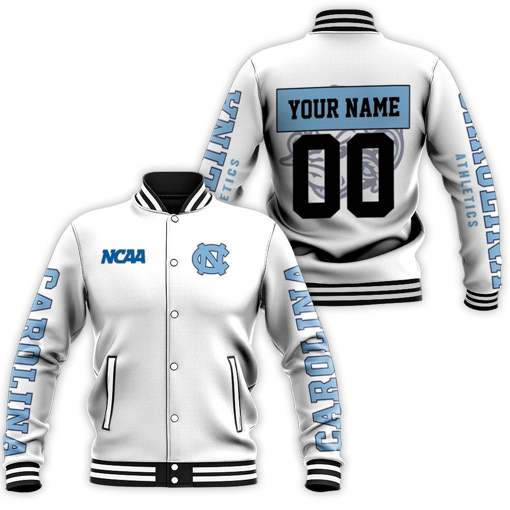 North Carolina Tar Heels Ncaa Bomber Jacket 3d Personalized 1 Baseball Jacket for Men Women