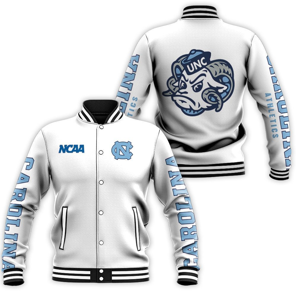 North Carolina Tar Heels Ncaa Bomber Jacket 3d T Shirt Hoodie Sweater Baseball Jacket for Men Women