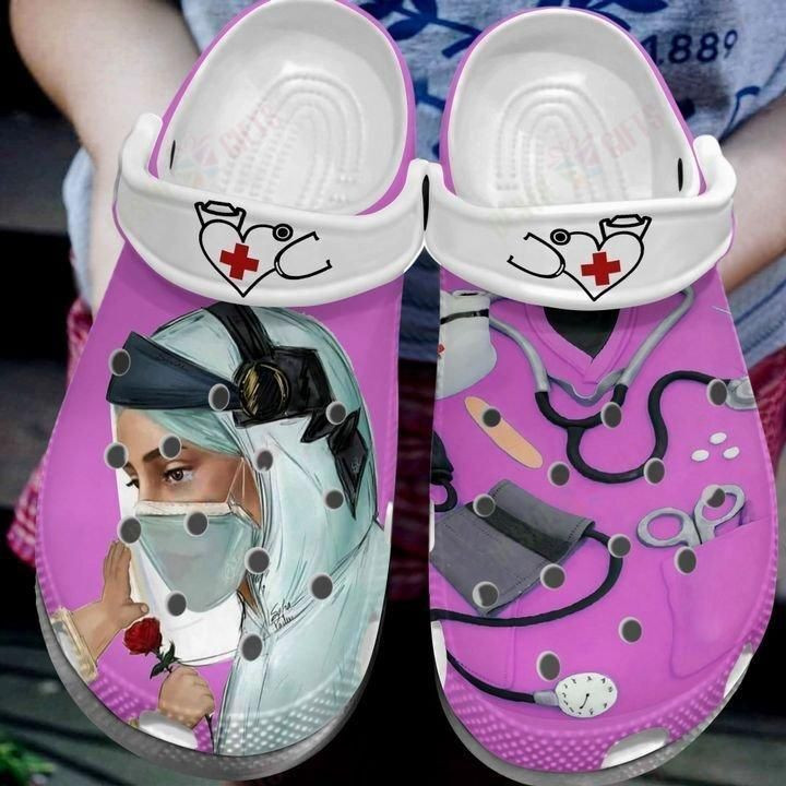 Nurse Angel Nurse Crocs Classic Clogs Shoes