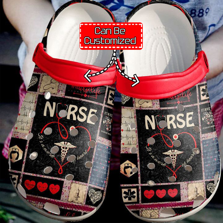 Nurse Crocs - Nurse Pattern Crocs Clog Shoes For Men And Women