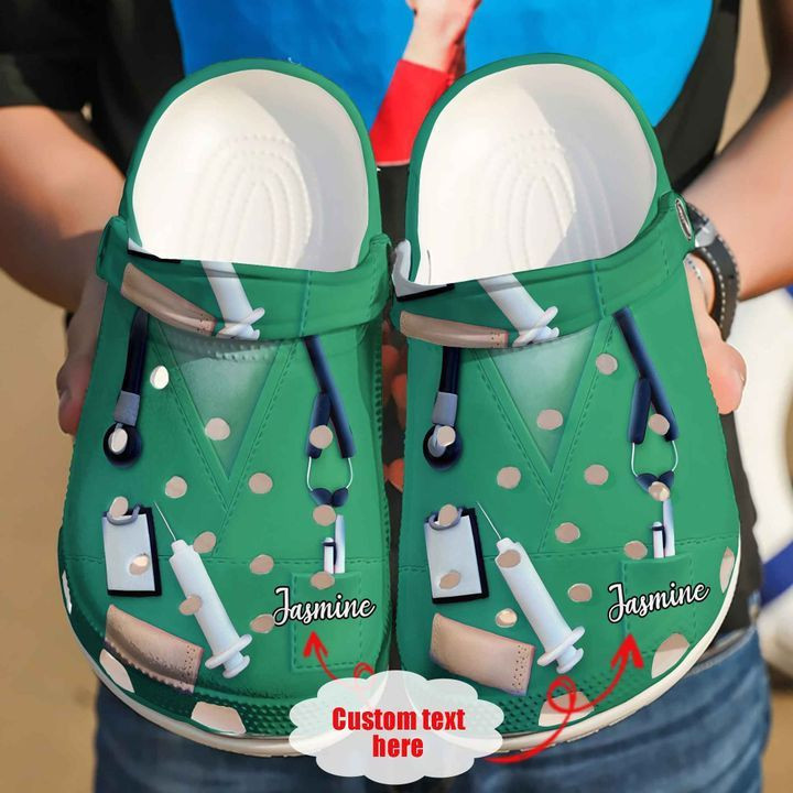 Nurse Crocs - Nurse Personalized Pride Crocs Clog Shoes For Men And Women