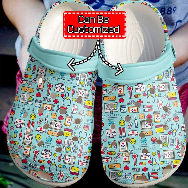 Nurse Cute Pattern Crocs Crocs Clog Shoes Nurse Crocs