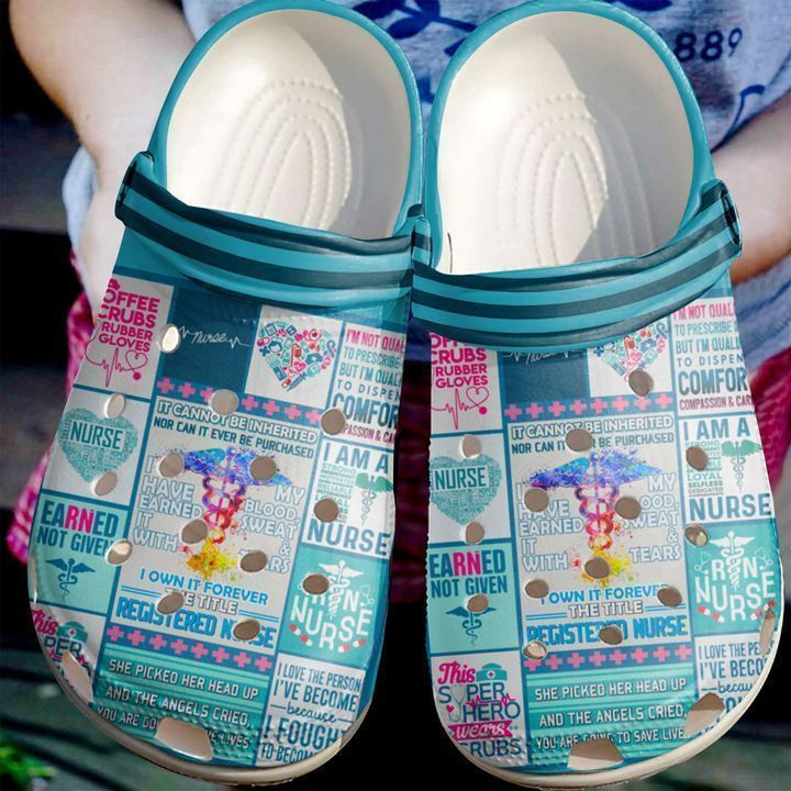 Nurse Registered Crocs Classic Clogs Shoes