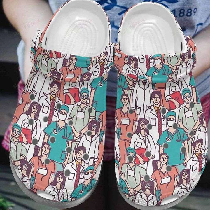 Nurses And Doctors Crocs Crocband Clog Shoes For Men Women